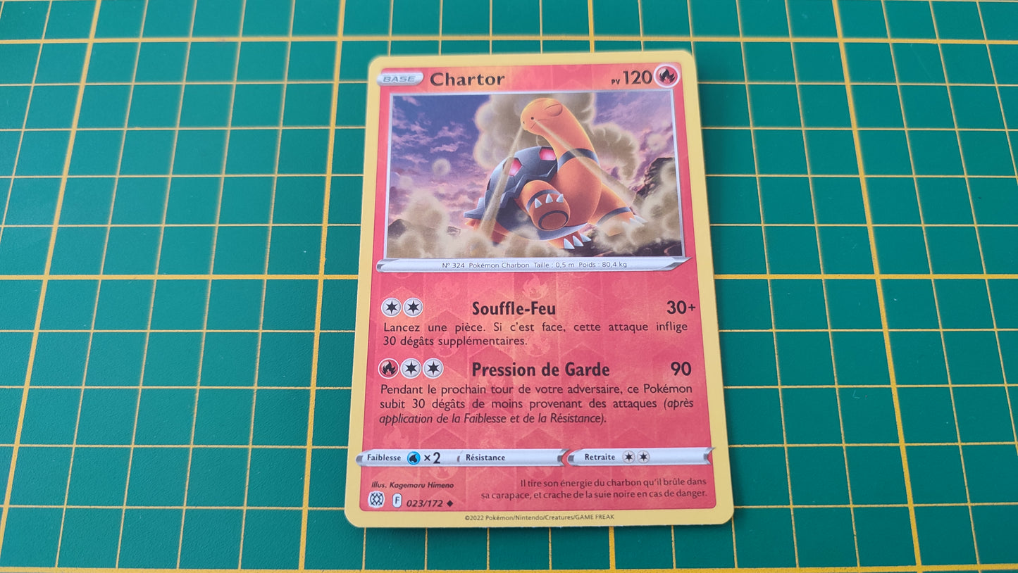 023/172 Carte Pokémon Chartor peu commune reverse Epée et Bouclier EB09 Stars Etincelantes #B10