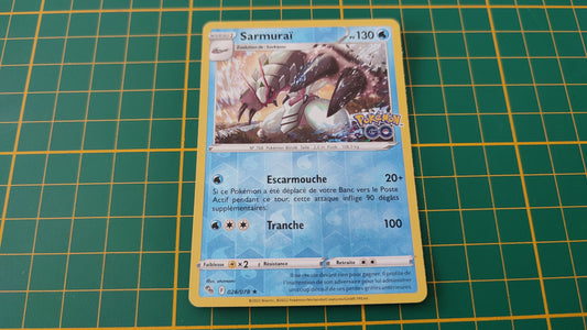 026/078 Carte Pokémon Sarmurai rare reverse Epée et Bouclier EB10.5 Pokémon Go #B10
