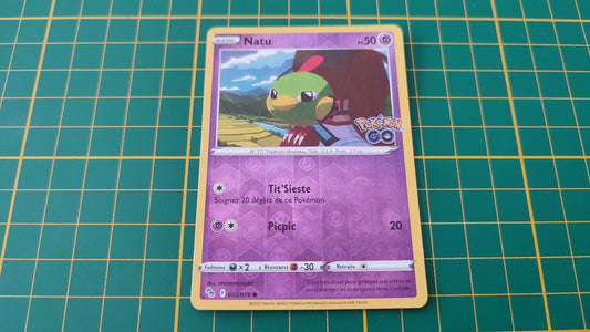 032/078 Carte Pokémon Natu commune reverse Epée et Bouclier EB10.5 Pokémon Go #B10