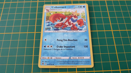 033/172 Carte Pokémon Colhomard peu commune reverse Epée et Bouclier EB09 Stars Etincelantes #B10