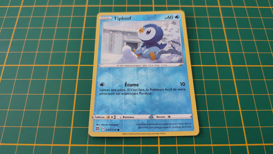 035/172 Carte Pokémon Tiplouf commune reverse Epée et Bouclier EB09 Stars Etincelantes #B10