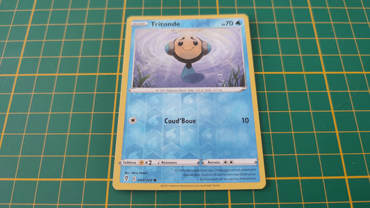 042/203 Carte Pokémon Tritonde commune reverse Epée et Bouclier EB07 Evolution Céleste #B10