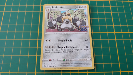 046/078 Carte Pokémon Melmetal rare holographique Epée et Bouclier EB10.5 Pokémon Go #B10