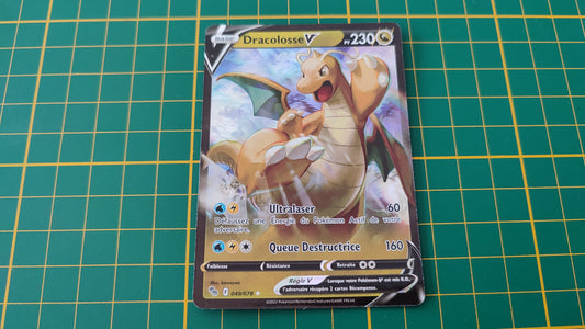 049/078 Carte Pokémon Dracolosse V Epée et Bouclier EB10.5 Pokémon Go #B10