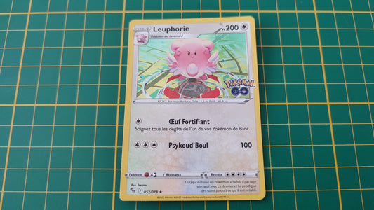 052/078 Carte Pokémon Leuphorie rare holographique Epée et Bouclier EB10.5 Pokémon Go #B10