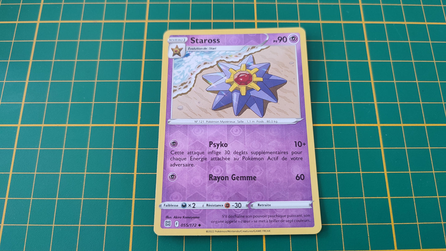 055/172 Carte Pokémon Staross peu commune reverse Epée et Bouclier EB09 Stars Etincelantes #B10