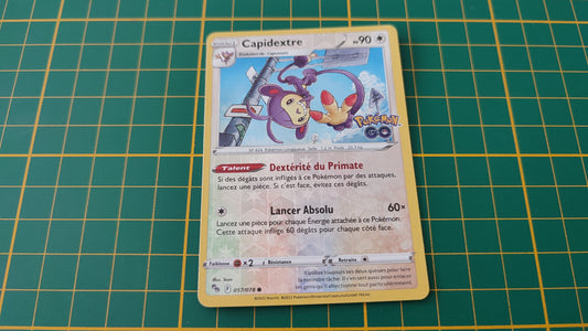 057/078 Carte Pokémon Capidextre commune reverse Epée et Bouclier EB10.5 Pokémon Go #B10