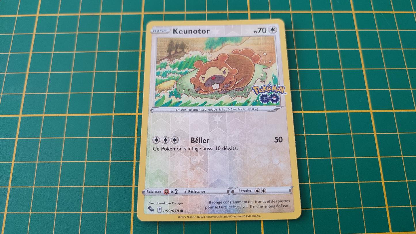 059/078 Carte Pokémon Keunotor commune reverse Epée et Bouclier EB10.5 Pokémon Go #B10