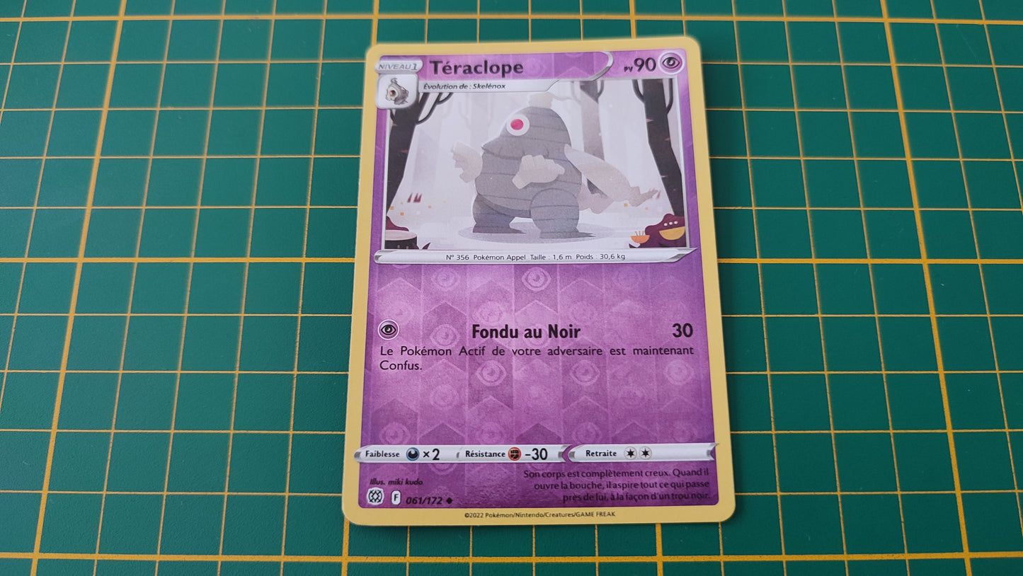 061/172 Carte Pokémon Téraclope peu commune reverse Epée et Bouclier EB09 Stars Etincelantes #B10