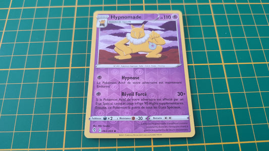 062/203 Carte Pokémon Hypnomade peu commune reverse Epée et Bouclier EB07 Evolution Céleste #B10