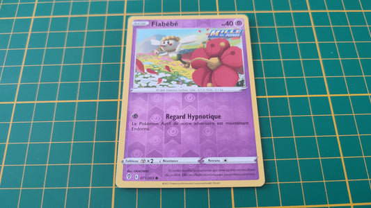 071/203 Carte Pokémon Flabébé commune reverse Epée et Bouclier EB07 Evolution Céleste #B10