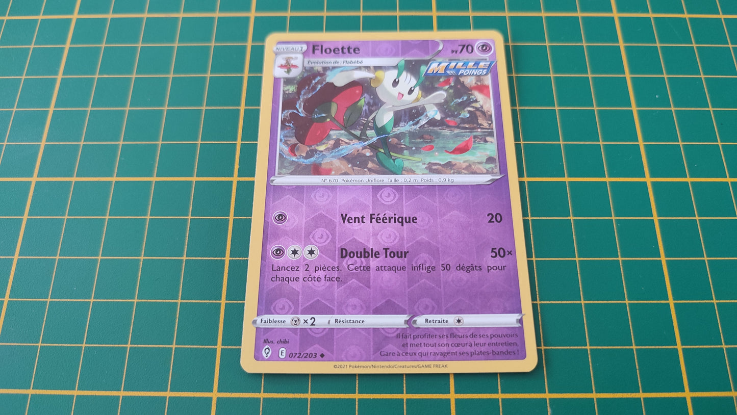072/203 Carte Pokémon Floette peu commune reverse Epée et Bouclier EB07 Evolution Céleste #B10