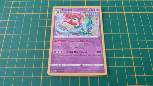 073/203 Carte Pokémon Florges rare holographique Epée et Bouclier EB07 Evolution Céleste #B10