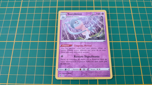 085/192 Carte Pokémon Sorcilence rare reverse Epée et Bouclier EB02 Clash des Rebelles #B10
