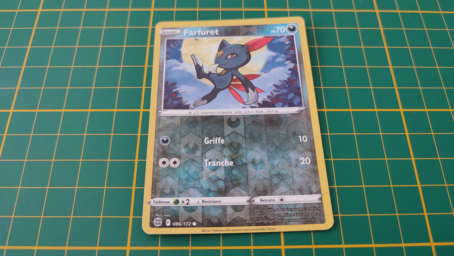 086/172 Carte Pokémon Farfuret commune reverse Epée et Bouclier EB09 Stars Etincelantes #B10