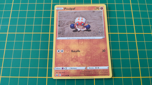 091/198 Carte Pokémon Poulpaf commune reverse Epée et Bouclier EB06 Règne de glace #B10
