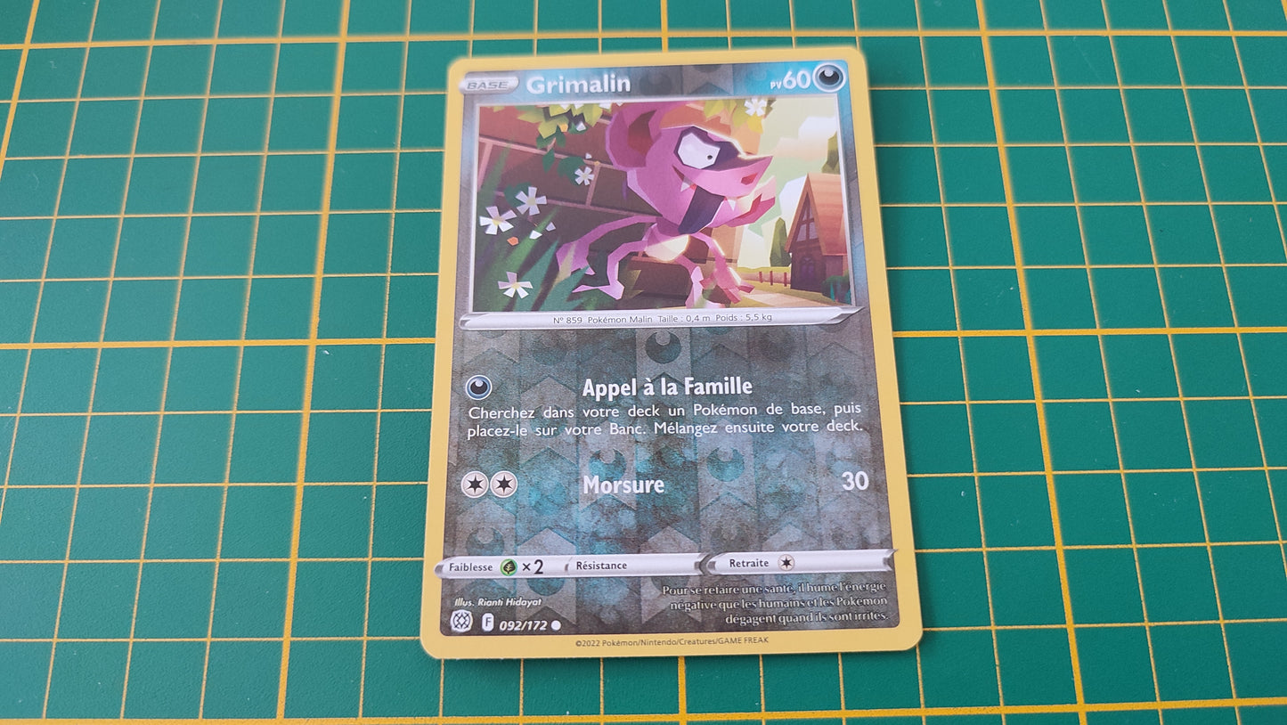 092/172 Carte Pokémon Grimalin commune reverse Epée et Bouclier EB09 Stars Etincelantes #B10