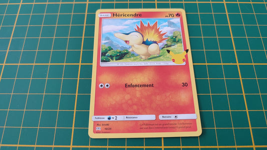 10/25 Carte Pokémon Héricendre 10/25 Promo McDonald's 2021 25 ans #B91