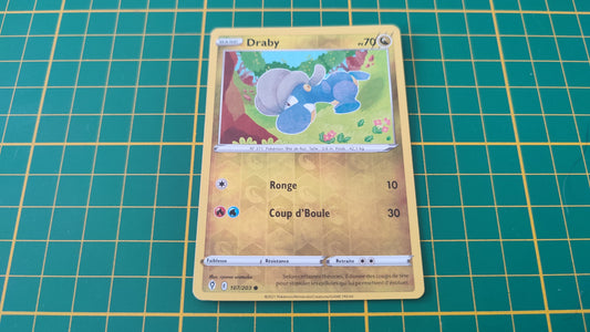 107/203 Carte Pokémon Draby commune reverse Epée et Bouclier EB07 Evolution Céleste #B10