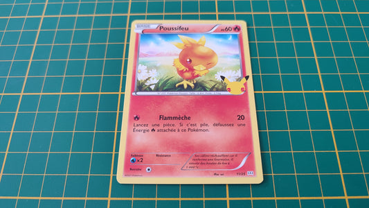 11/25 Carte Pokémon Poussifeu 11/25 Promo McDonald's 2021 25 ans #B91