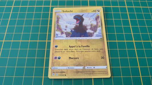 113/203 Carte Pokémon Solochi commune reverse Epée et Bouclier EB07 Evolution Céleste #B10