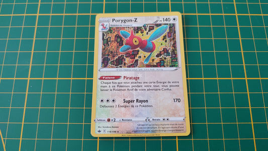 118/198 Carte Pokémon Porygon-z rare reverse Epée et Bouclier EB06 Règne de glace #B10