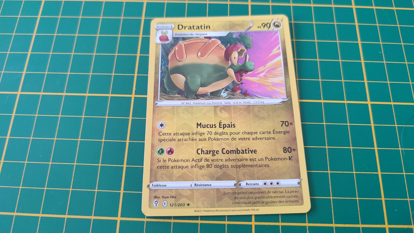 121/203 Carte Pokémon Dratatin rare reverse Epée et Bouclier EB07 Evolution Céleste #B10