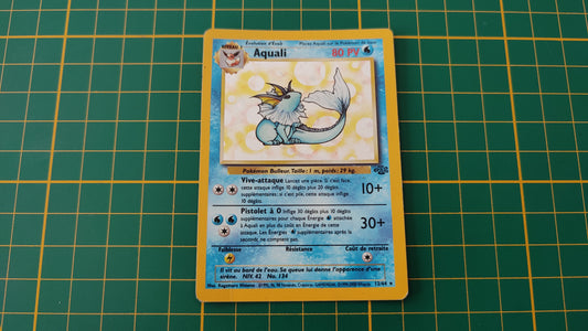 12/64 Carte Pokémon Aquali 12/64 rare holographique Jungle Wizards #A73