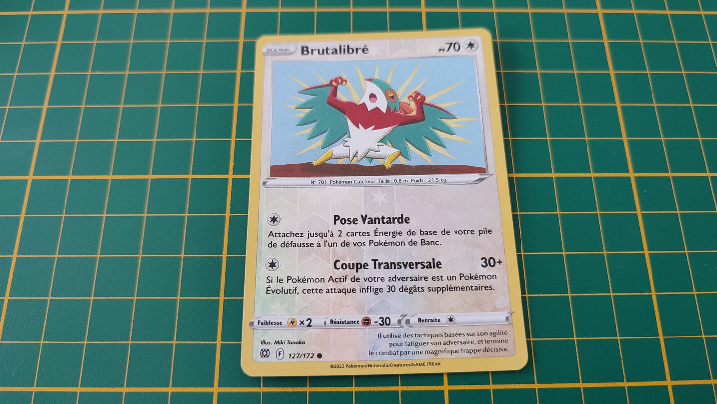 127/172 Carte Pokémon Brutalibré commune reverse Epée et Bouclier EB09 Stars Etincelantes #B10