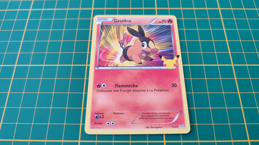 13/25 Carte Pokémon Gruikui 13/25 Promo McDonald's 2021 25 ans #B91