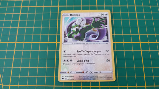 142/185 Carte Pokémon Boréas rare reverse Epée et Bouclier EB04 Voltage Eclatant #B10