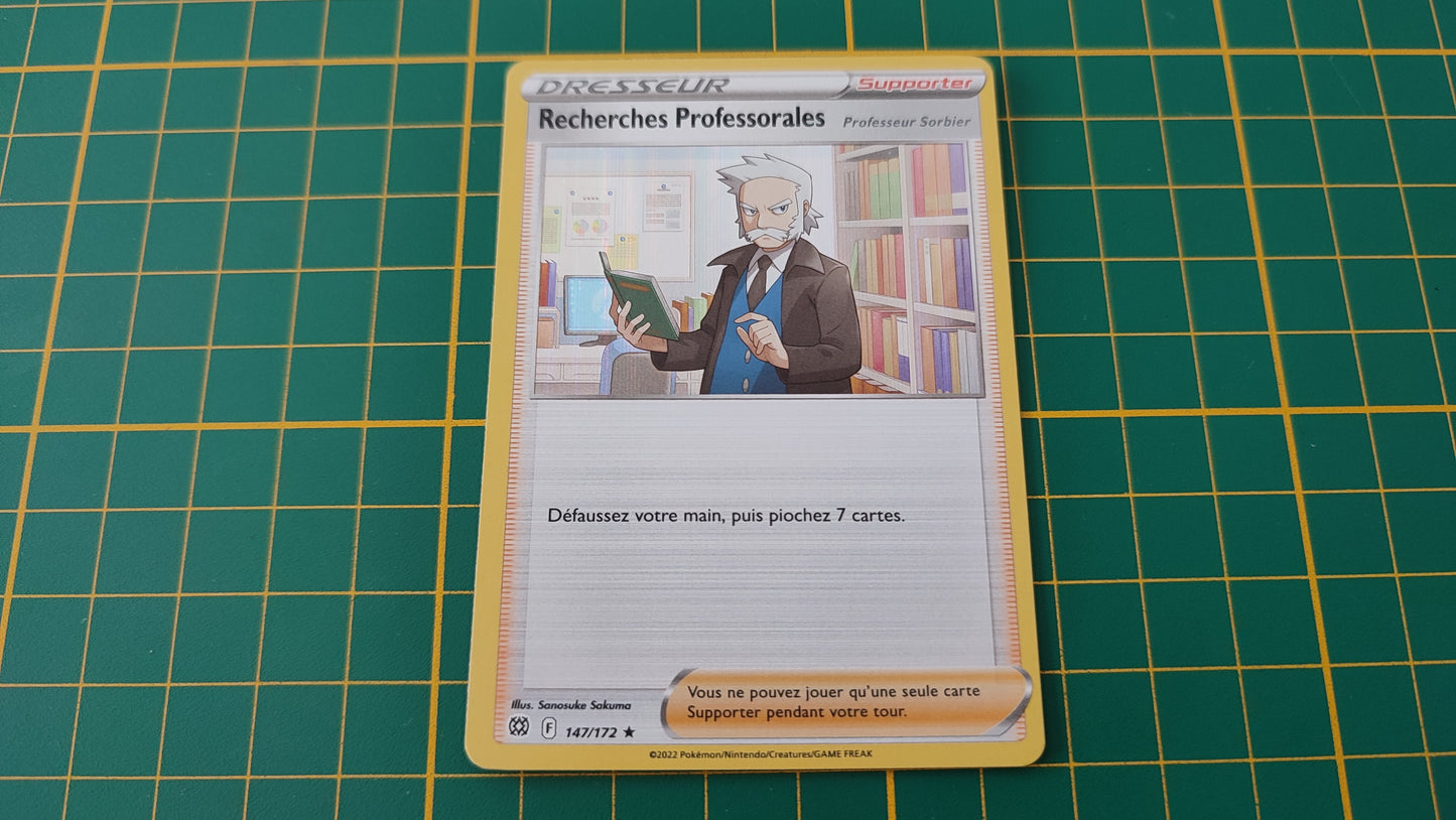 147/172 Carte Pokémon Recherches Professorales rare holographique Epée et Bouclier EB09 Stars Etincelantes #B10