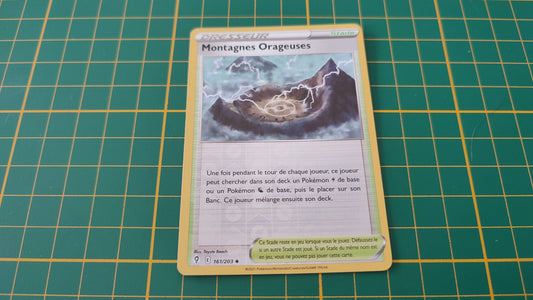 161/203 Carte Pokémon Montagne Orageuses peu commune reverse Epée et Bouclier EB07 Evolution Céleste #B10