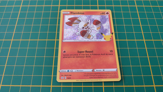 16/25 Carte Pokémon Flambino 16/25 holographique Promo McDonald's 2021 25 ans #B91