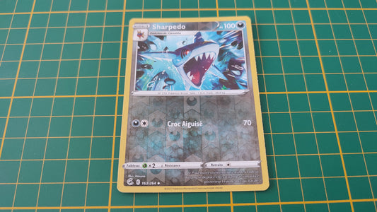 163/264 Carte Pokémon Sharpedo peu commune reverse Epée et Bouclier EB08 Poing de Fusion #B10