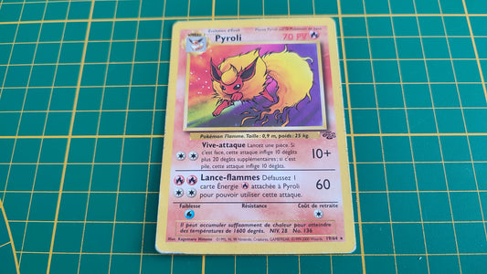 19/64 Carte Pokémon Pyroli rare 19/64 Wizards Jungle #C60