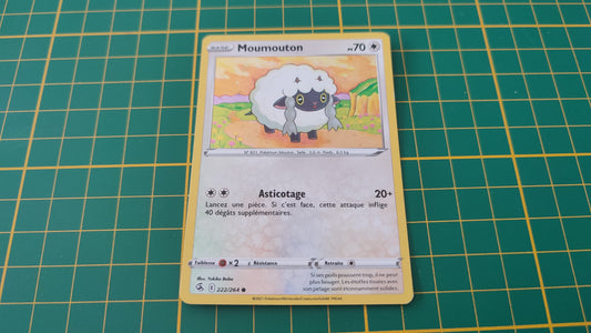 222/264 Carte Pokémon Moumouton commune holographique Epée et Bouclier EB08 Poing de Fusion #B10