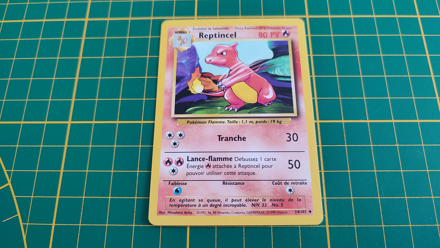 24/102 Carte Pokémon Reptincel peu commune 24/102 Wizards Set de base #C60