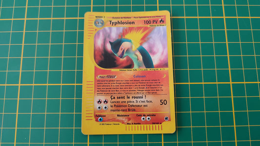 28/165 Carte Pokémon Typhlosion 28/165 rare reverse Expédition Wizards #A73