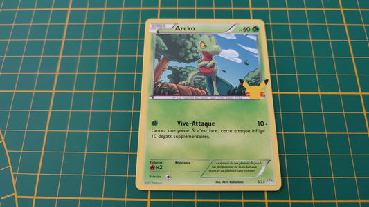 3/25 Carte Pokémon Arcko 3/25 Promo McDonald's 2021 25 ans #B91-2