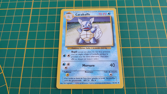 42/102 Carte Pokémon Carabaffe peu commune 42/102 Wizards Set de base #C60