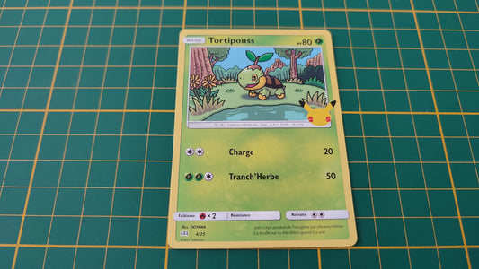 4/25 Carte Pokémon Tortipouss 4/25 Promo McDonald's 2021 25 ans #B91-4