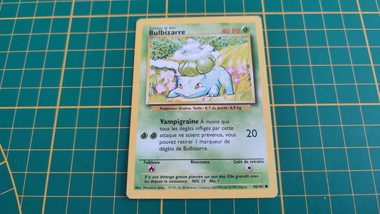 44/102 Carte Pokémon Bulbizarre 44/102 commune Wizards Set de base #C60