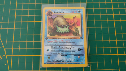 52/62 Carte Pokémon Amonita 52/62 commune 1ère édition Fossile Wizards #A73