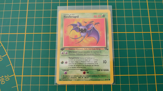 57/62 Carte Pokémon Nosferapti 57/62 commune 1ère édition Fossile Wizards #A73
