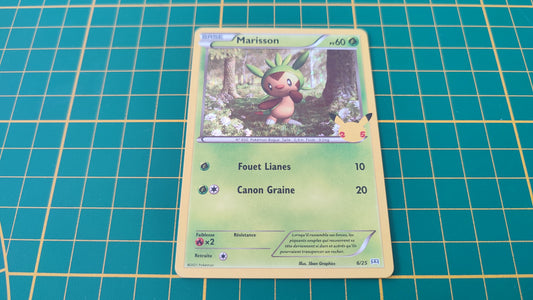 6/25 Carte Pokémon Marisson 6/25 holographique Promo McDonald's 2021 25 ans #B91