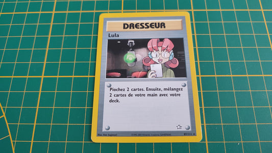 87/111 Carte Pokémon Dresseur Lula 87/111 rare Wizards Néo genesis #C60