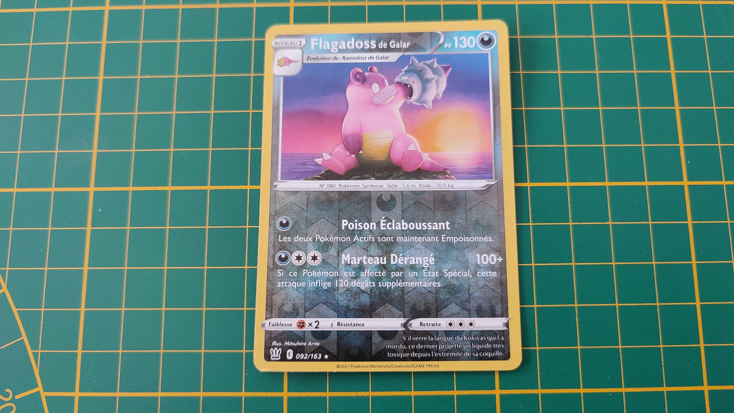 92/163 Carte Pokémon Flagadoss de Galar rare reverse Epée et Bouclier EB05 Styles de combat #B10