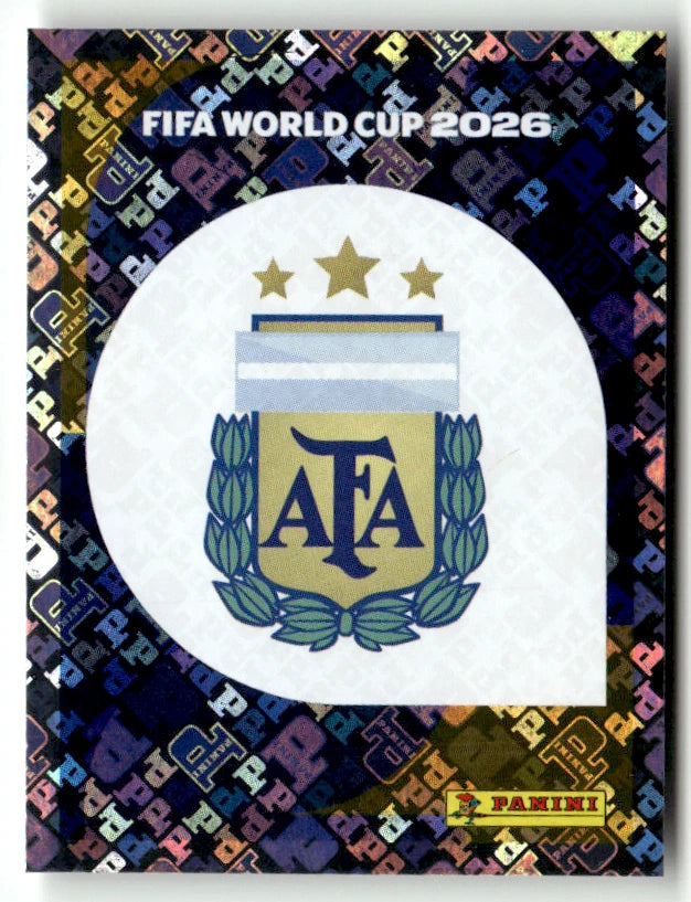 ARG 1 Team Logo - Sticker autocollant Panini Coupe du Monde FIFA 2026 Argentine - Pièce détachée