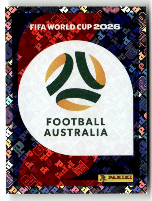 AUS 1 Team Logo - Sticker autocollant Panini Coupe du Monde FIFA 2026 Australie - Pièce détachée